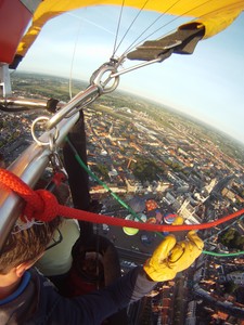 hot air balloon event in Sint-Niklaas, Belgium