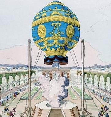 montgolfier brothers first public flight